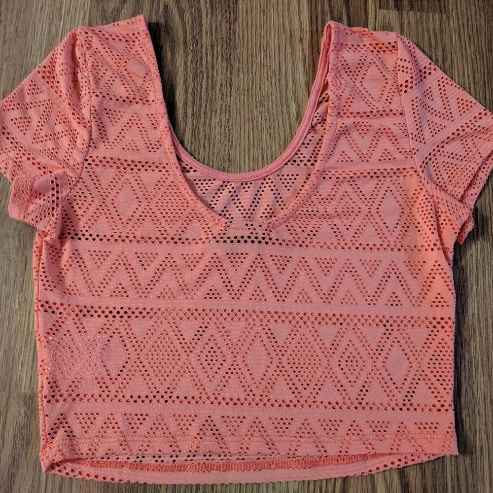 Sparkle & Fade Crop Top